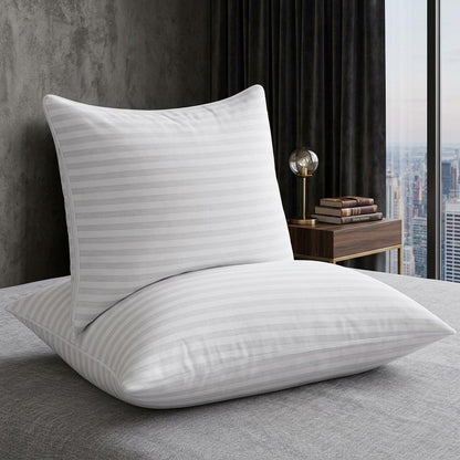Pillow Protectors 2 Pack / 4 Pack Zippered Pillow Covers 50x75cm Soft Terry Breathable Machine Washable Bedding Protectors White
