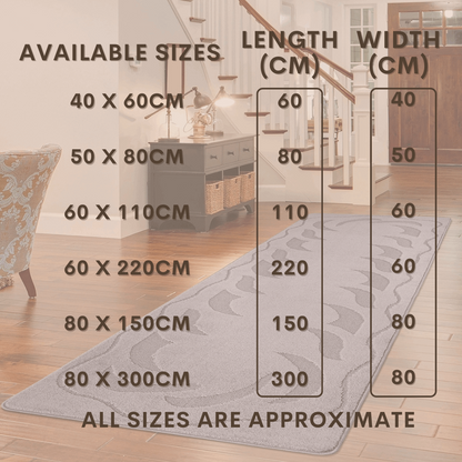 Long Hallway Kitchen Runner Door Mats Bedroom Rugs Carpet Floor Mat UK Non-Slip