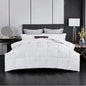 Goose Feather & Down Duvet cover set, Cotton Cover, Box-Stitched, All Season Warm quilts Cover set tog 10.5 to tog 18.5 cold night