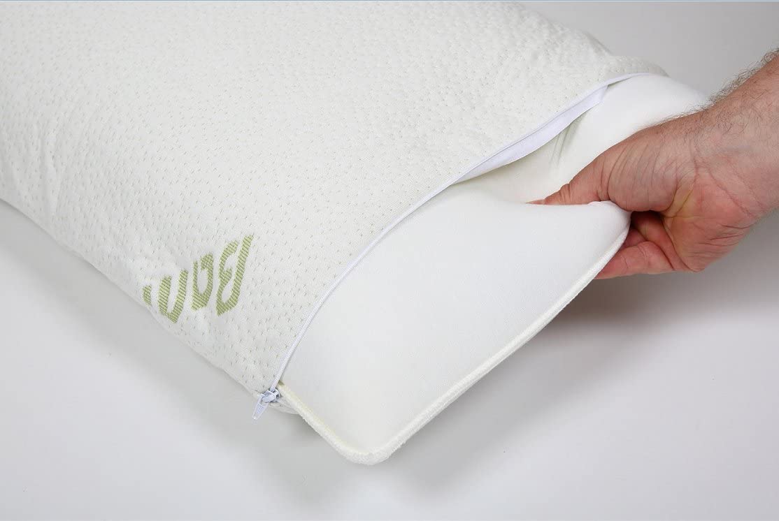 Bamboo Memory Foam Pillow Thick Soft Cosy Comfortable