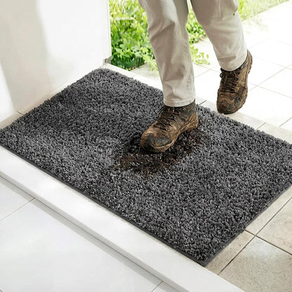 Super Absorbent Door Mat Non-Slip Entrance Floor Mat Machine Washable Indoor Doormat 18 x 28 Inches