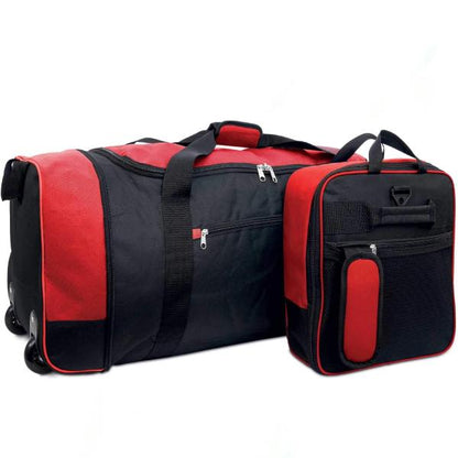 32 Inch 2 in 1 Large Capacity Travel Bag with Wheels Lightweight Rolling Weekend Luggage for Men and Women, Collapsible Storage Suitcase Alternative