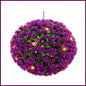 Solar Powered Topiary Ball Lights – 27cm Hanging LED Garden Ornament for Wedding, Backyard and Balcony Decor