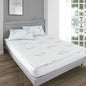5cm Memory Foam Mattress Topper Single Bed, With Removable Bamboo Cover, Thick Soft Comfortable Antibacterial Hypoallergenic Memory Foam Mattress Enhancer For Bed