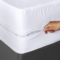 Anti Bed Bug Mattress Protector – 100% Waterproof & Breathable Cover with 3-Sided Zipper | Bed Bug & Dust Mite Proof | Total Encasement, Fits Single, Double, King, Super King ( No Pillowcase )