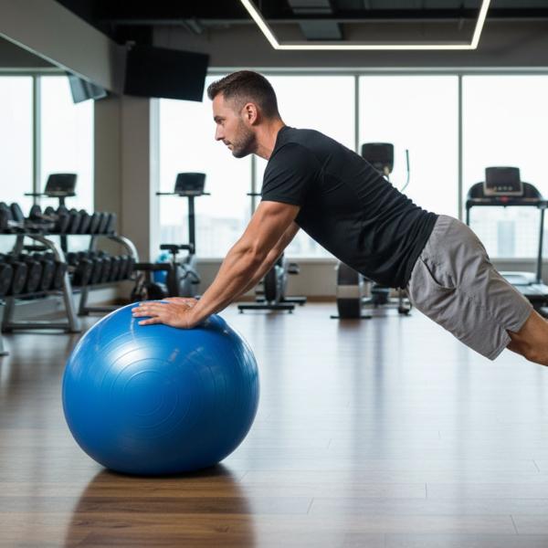 Fitness Gym Ball with Pump Anti-Burst Non-Slip Exercise Ball for Core Training Yoga Balance & Home Workout Equipment