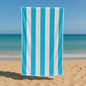 Sand Free Beach Towel Extra Large 100x200cm Kabana Stripe Quick Dry Microfibre Towel for Beach, Pool & Travel