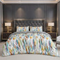 Floral Duvet Cover Set 3 Piece Double & King Size Soft Microfiber Bedding Set with 2 Pillowcases Floral Bed Linen Quilt Cover UK