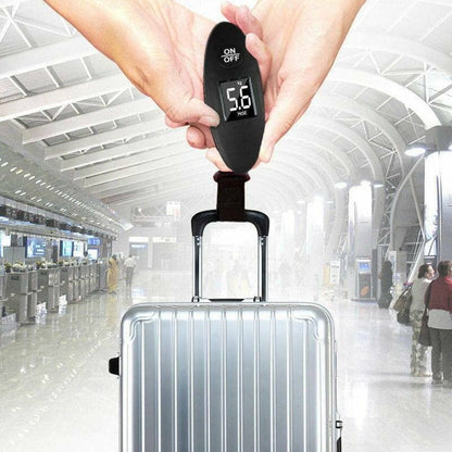 Portable Digital Luggage Scale 40kg Travel Weight Scale with LCD Display Tare Function & Auto Off for Suitcases and Bags