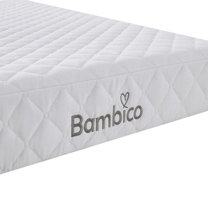 Children’s Memory Foam Cot Mattress 10cm Thick for Extra Comfort Breathable Hypoallergenic Support Fits 120x60cm and 140x70cm