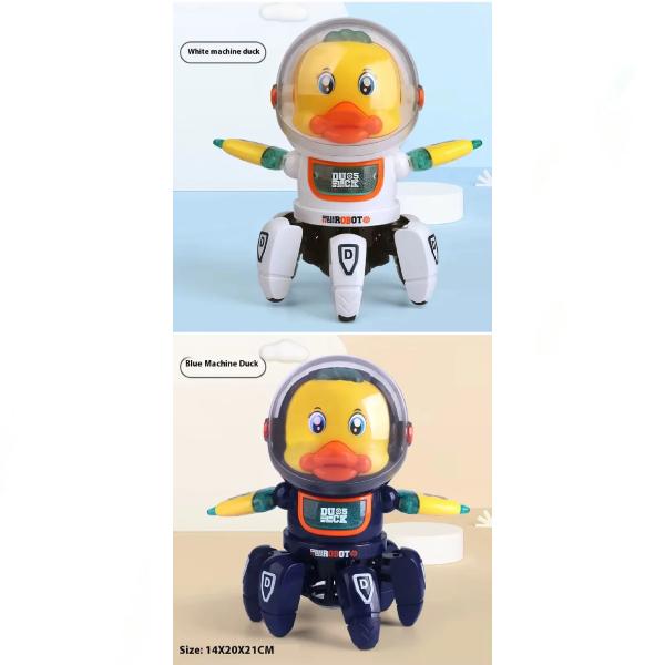 Dancing Astronaut Duck Toy with Lights & Music Interactive Moving Space Duck for Toddlers & Kids Fun Educational Gift & Sensory Play Toy