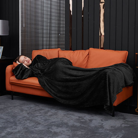 Wearable Lounge Blanket Soft Sherpa Fleece Snuggly & Warm Comfortable Sofa Throw