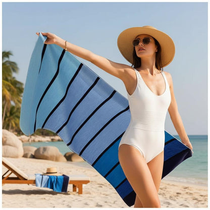 Extra Large Beach Towel Quick Dry Sand Resistant Lightweight Travel Towel XXL 100 x 180 cm Soft Adult Towel