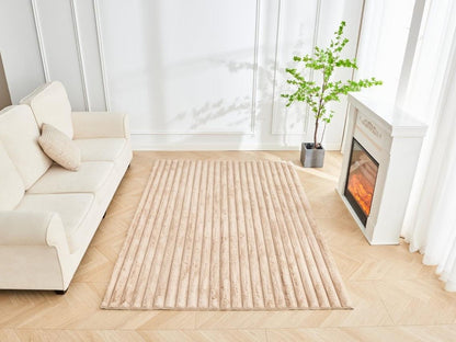 Luxury Faux Fur Rug – Soft Plush Shaggy Carpet, Carved Design Acrylic Area Rug for Living Room & Bedroom (120x170cm / 160x230cm)