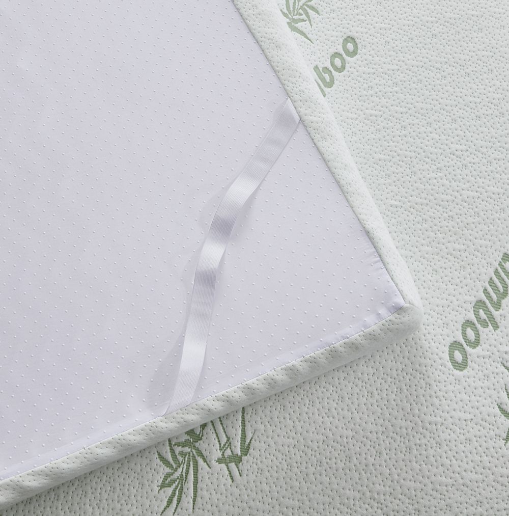 Soft Bamboo Foam Mattress Topper, Anti-Allergy Bounce Back Filling – Single to Super King Size