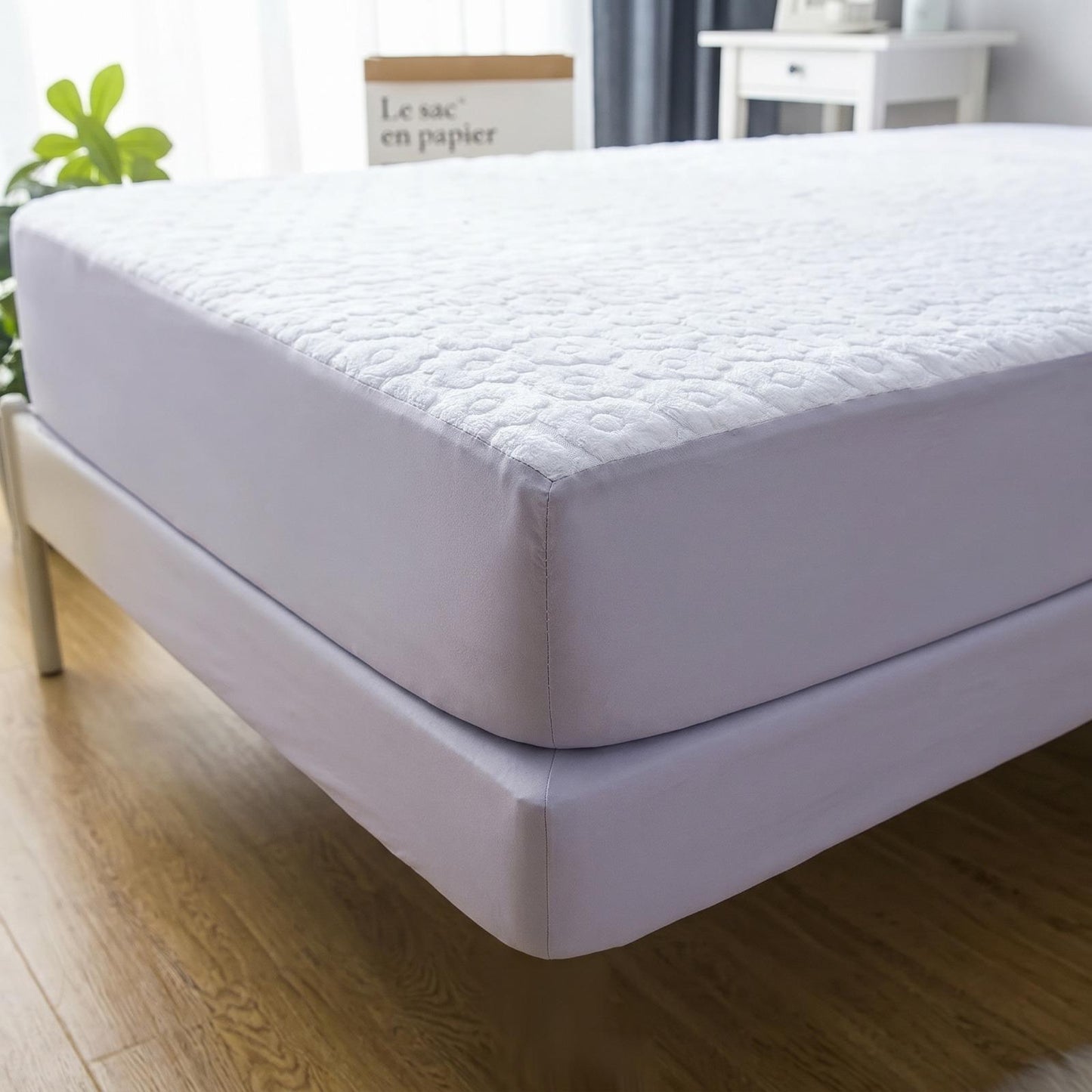 Deep Fitted Waterproof Mattress Protector Breathable Cotton Mattress Cover UK Bedding Essentials
