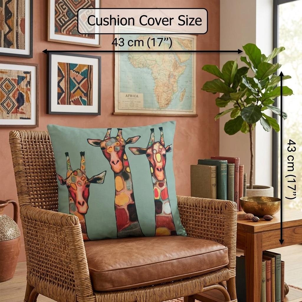 Waterproof Filled Outdoor Cushion 43x43cm Reversible Scatter Cushion Garden Patio Sofa Seat Cushion Indoor Outdoor Decorative Cushion
