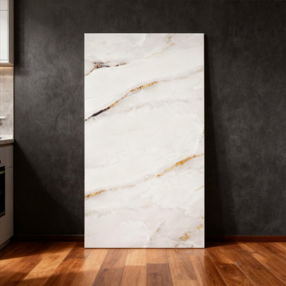 Waterproof Self-Adhesive Marble Wall Tiles Easy Fit Peel & Stick Kitchen Bathroom Panels 10 20 or 50 Pack 60L x 30W cm Lightweight Smooth Decoration