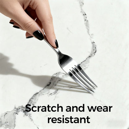 Waterproof Self-Adhesive Marble Wall Tiles Easy Fit Peel & Stick Kitchen Bathroom Panels 10 20 or 50 Pack 60L x 30W cm Lightweight Smooth Decoration