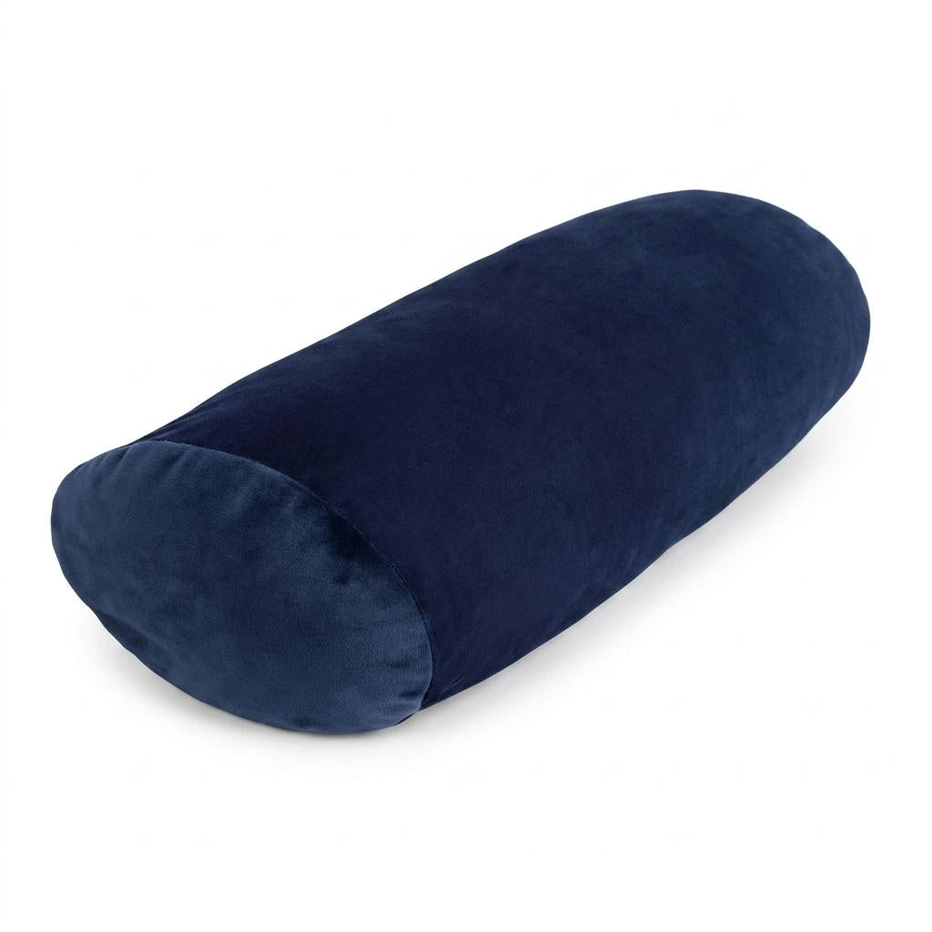 Beanie Comfort Pillow Soft Mini Cushion with Carry Bag Travel Cushion for Home, Office & Car Compact Cylinder Pillow