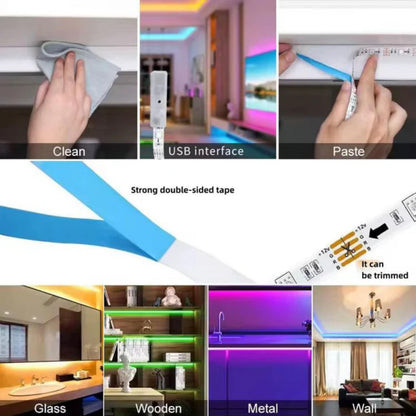 RGB Led Strip Lights 10m Led Room Light with APP Control Flexible Ribbon Led Tape for Room Home Decoration