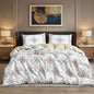 Floral Duvet Cover Set 3 Piece Double & King Size Soft Microfiber Bedding Set with 2 Pillowcases Floral Bed Linen Quilt Cover UK