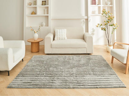 Luxury Faux Fur Rug – Soft Plush Shaggy Carpet, Carved Design Acrylic Area Rug for Living Room & Bedroom (120x170cm / 160x230cm)