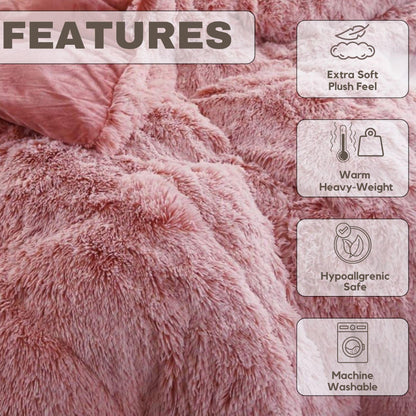 Snuggle Bedding Polyester Fleece Duvet Cover Super Warm & Cosy Set Double King Single Bed Must-Have Winter Comfort
