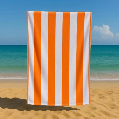 Sand Free Beach Towel Extra Large 100x200cm Kabana Stripe Quick Dry Microfibre Towel for Beach, Pool & Travel
