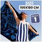 Extra Large Beach Towel Quick Dry Sand Resistant Lightweight Travel Towel XXL 100 x 180 cm Soft Adult Towel