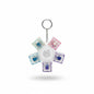 Sensory Fidget Cube Keychain Stress Relief Toy Multi Button Anti Anxiety Keyring Toy for Adults