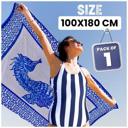 Extra Large Beach Towel Quick Dry Sand Resistant Lightweight Travel Towel XXL 100 x 180 cm Soft Adult Towel
