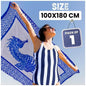 Extra Large Beach Towel Quick Dry Sand Resistant Lightweight Travel Towel XXL 100 x 180 cm Soft Adult Towel