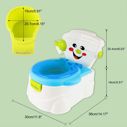 Mini Toilet Potty for Toddlers Realistic Training Seat with Removable Bucket & Lid Kids Potty Training Chair Pink or Blue