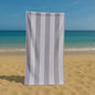 Sand Free Beach Towel Extra Large 100x200cm Kabana Stripe Quick Dry Microfibre Towel for Beach, Pool & Travel