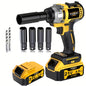 Cordless Impact Wrench with Lithium Ion Battery & Fast Charger, Heavy Duty Electric Torque Wrench for Car Repair, Home Maintenance, DIY & Workshop Projects