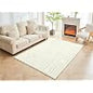 Luxury Faux Fur Shaggy Area Rug  Ultra Soft Plush Striped Non Slip Floor Carpet for Living Room, Bedroom, Lounge & Nursery  120 x 170cm