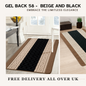 Door mat Mat Rug Non-Slip Gel Back for Kitchen Washable Runner Rugs for Hallways