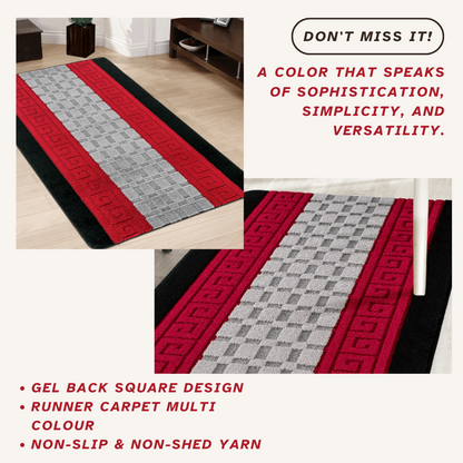 Door mat Mat Rug Non-Slip Gel Back for Kitchen Washable Runner Rugs for Hallways