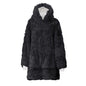 Teddy Faux Fur Fluffy Fleece Hoodie Ladies Oversized Hooded Hoodies Top
