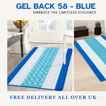 Door mat Mat Rug Non-Slip Gel Back for Kitchen Washable Runner Rugs for Hallways