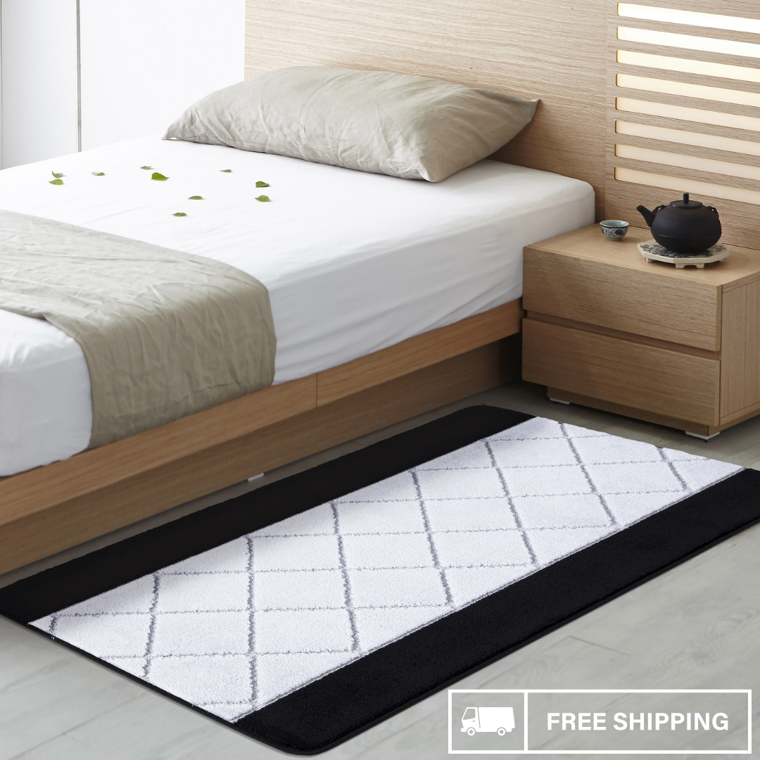 Non-Slip Gel Mat Greek Style Geometric Hallway Rug Runner Kitchen Floor Mat Uk
