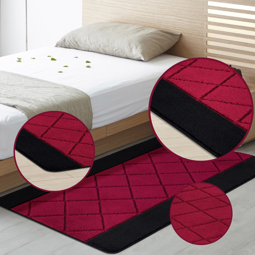 Non-Slip Gel Mat Greek Style Geometric Hallway Rug Runner Kitchen Floor Mat Uk