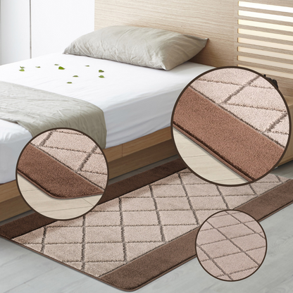 Non-Slip Gel Mat Greek Style Geometric Hallway Rug Runner Kitchen Floor Mat Uk