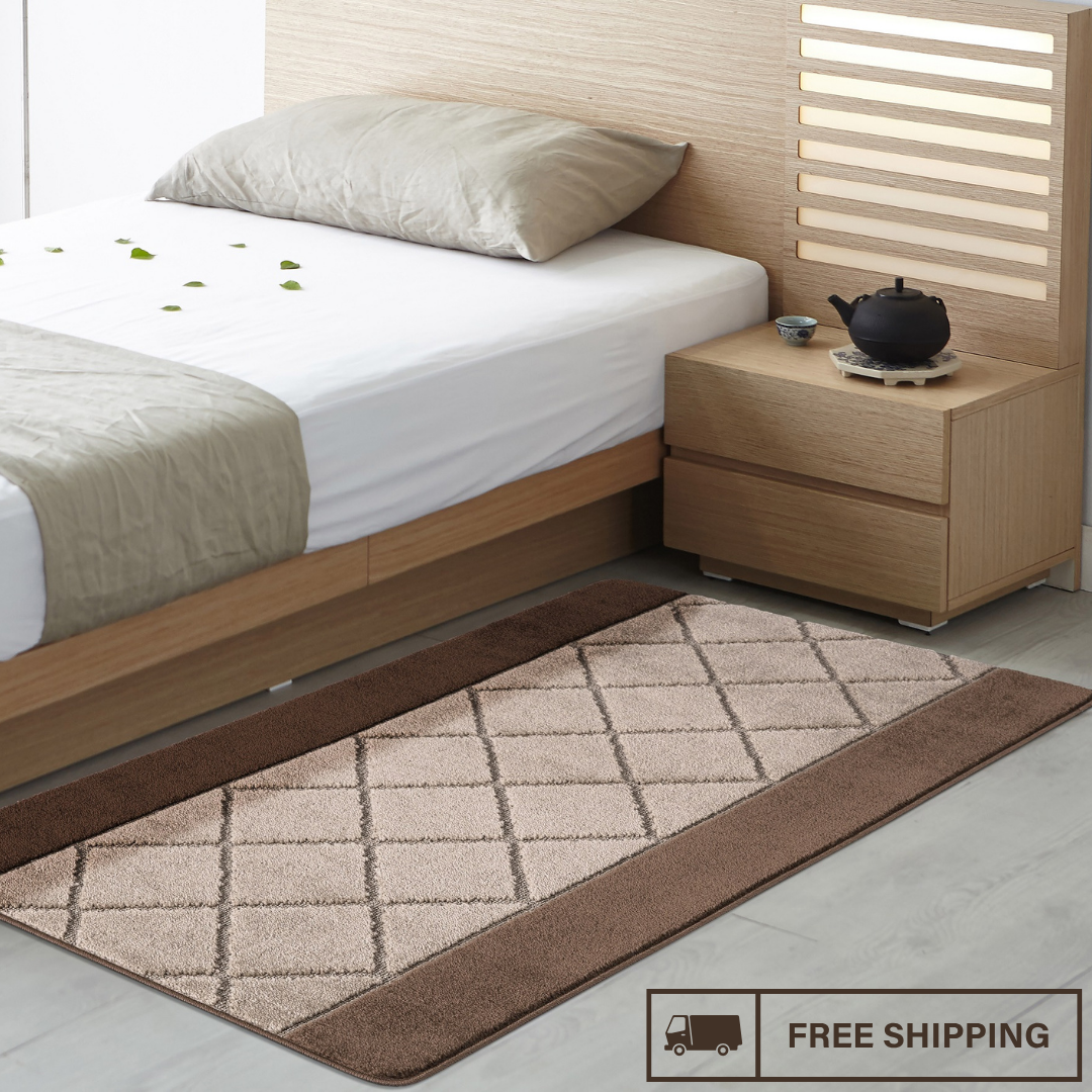 Non-Slip Gel Mat Greek Style Geometric Hallway Rug Runner Kitchen Floor Mat Uk