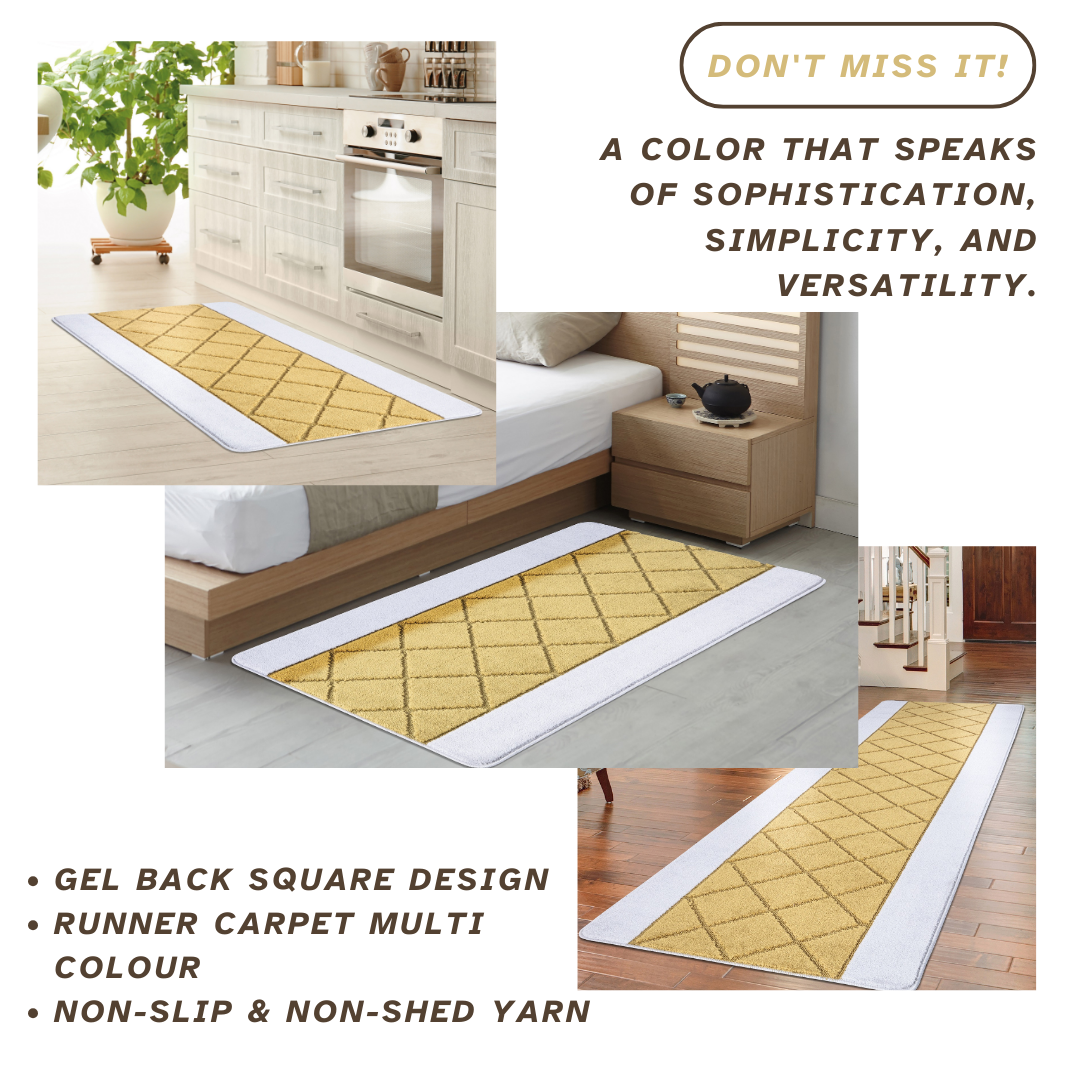 Non-Slip Gel Mat Greek Style Geometric Hallway Rug Runner Kitchen Floor Mat Uk