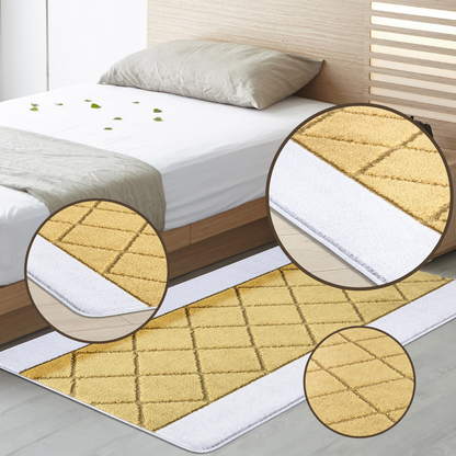 Non-Slip Gel Mat Greek Style Geometric Hallway Rug Runner Kitchen Floor Mat Uk
