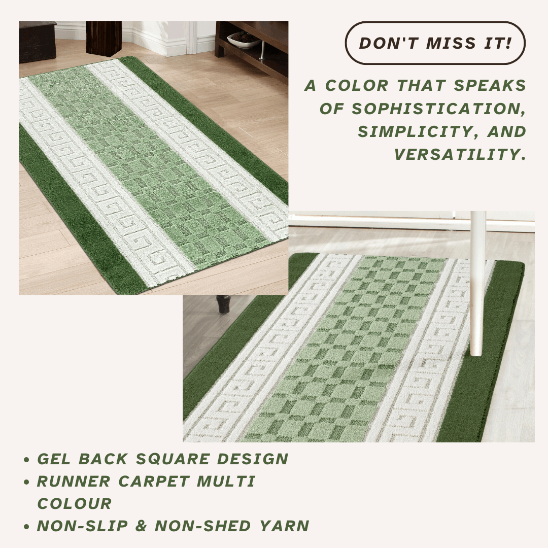 Door mat Mat Rug Non-Slip Gel Back for Kitchen Washable Runner Rugs for Hallways