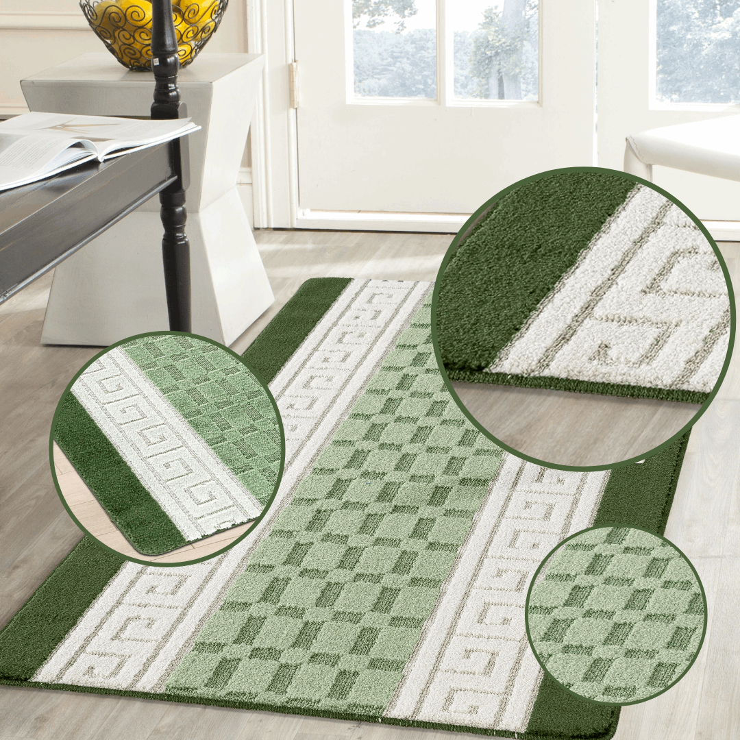 Door mat Mat Rug Non-Slip Gel Back for Kitchen Washable Runner Rugs for Hallways