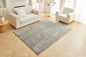 Luxury Faux Fur Shaggy Area Rug  Ultra Soft Plush Striped Non Slip Floor Carpet for Living Room, Bedroom, Lounge & Nursery  120 x 170cm